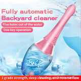 Electric Portable Anal Cleaner with 3 Speeds & 7 Vibration Modes Automatic Enema Douche - propinkup