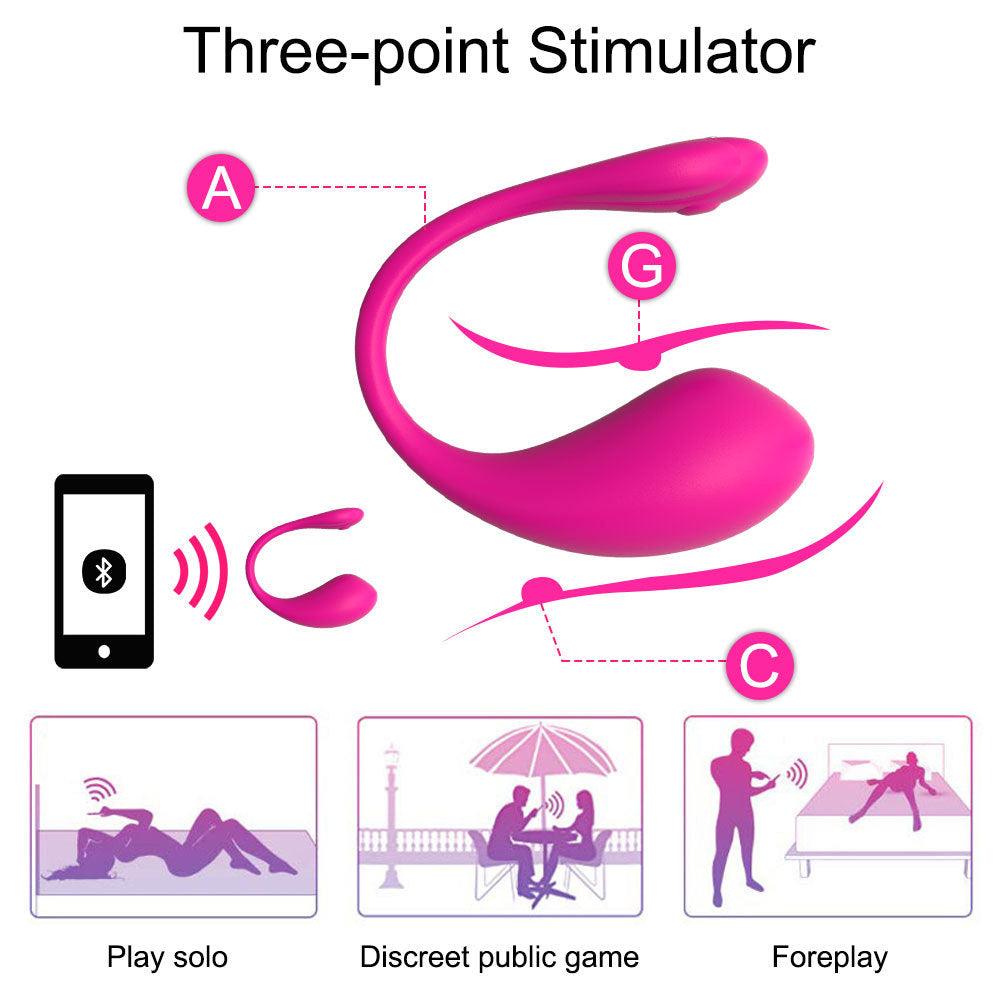 Long-distance App Controlled Wearable Bullet Vibrator - propinkup