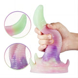 Monster Tentacle Silicone Rainbow Dildo with Suction Cup - propinkup