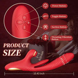 Female Vibrators 7 Sucking 3 Thrusting & Vibration 10 Tapping G Spot Vibrator - propinkup