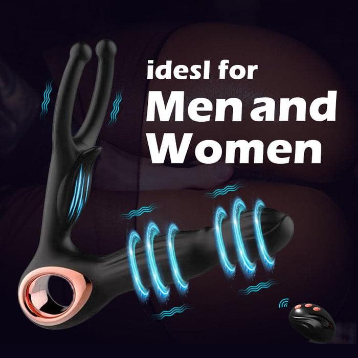 3IN1 Male Prostate Massager Anal Vibrator Butt plug - propinkup