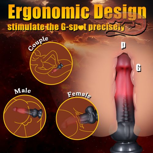 7.4 Inch Monster Dildo Realistic Dragon Dildos Silicone Anal Plug Adult Sex Toy for Beginners