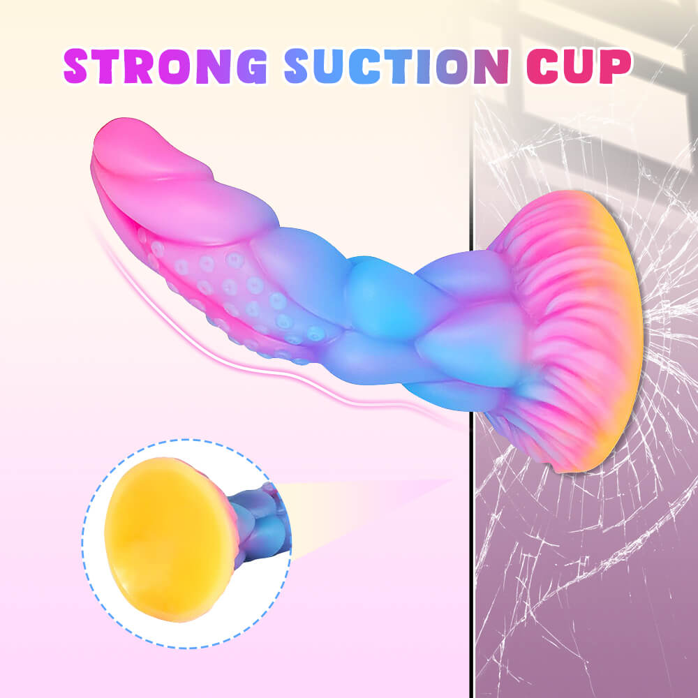 Fantasy Thick Monster Dildo 8.1" Tentacle Dildo Anal Dildos Glow in The Dark Adult Toys