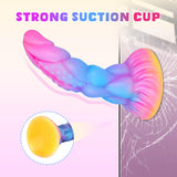 Fantasy Thick Monster Dildo 8.1" Tentacle Dildo Anal Dildos Glow in The Dark Adult Toys