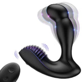 Anal Plug 3 in 1 Prostate Vibrator Toy With 5 Wiggle And 10 Vibration Modes Prostate Massager - propinkup