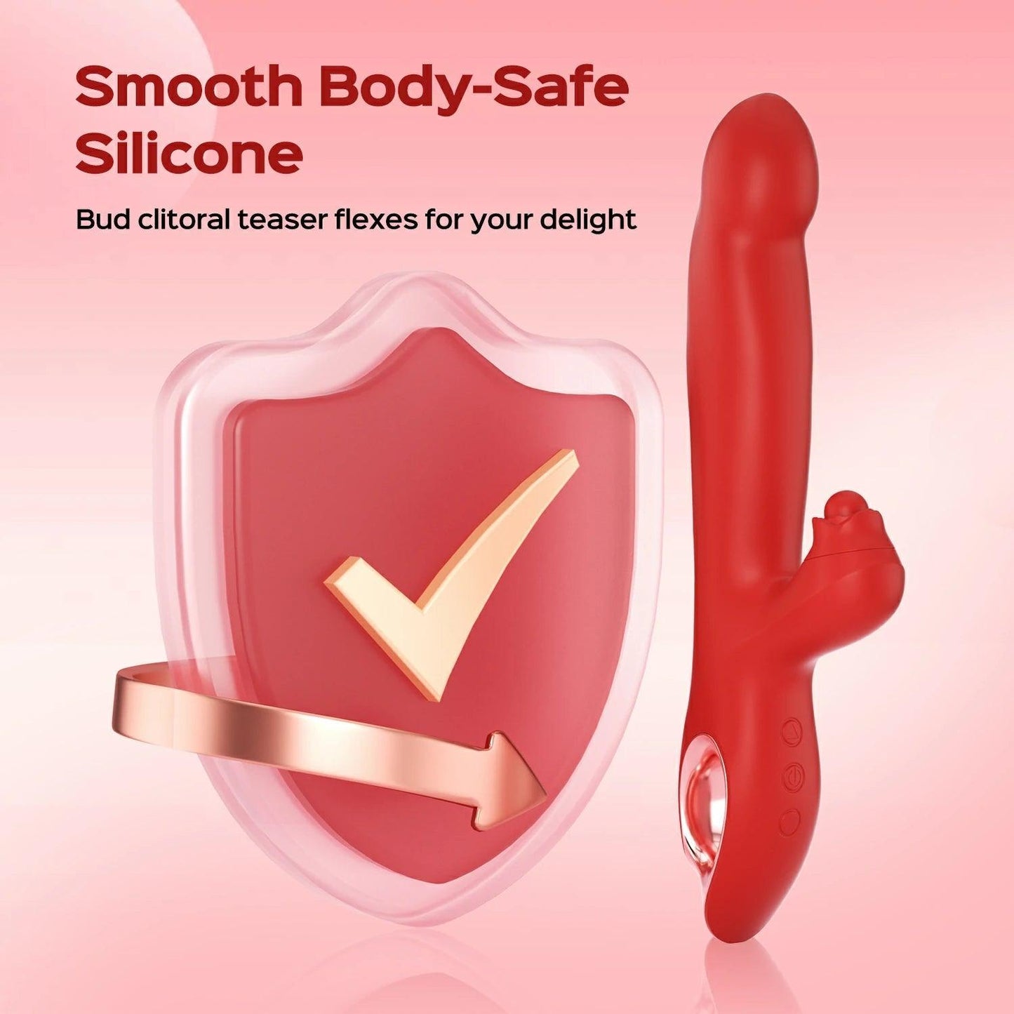 Wiggling Rabbit G Spot Vibrator with Sliding Beads Ring Clitoral Stimulator Woman Sex Toys - propinkup