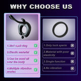 Cock Ring for Couples 7 Vibration Modes Penis Vibrator Penis Ring - propinkup