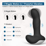 Fox Wiggle Motion Prostate Massager Remote Control Anal Plug Male Adult Toys - propinkup