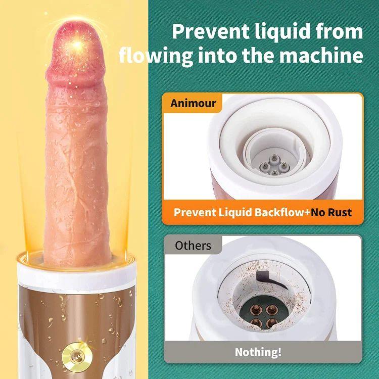 Gerald - Automatic Thrusting Dildo Machine Remote Control 5 Vibration & 5 Thrusting Modes Sex Machine - propinkup