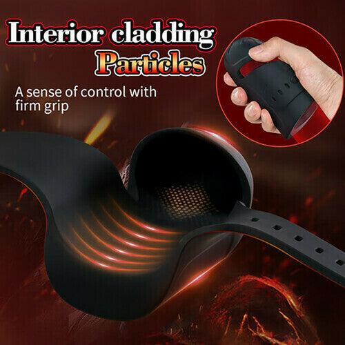 Male Trainning Hands Free Belt Design Masturbation Vibrator - propinkup