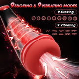 MoonHorn Powerful Sucking & Vibrating Heating Male Masturbator