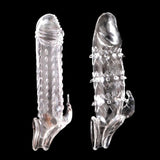 Thicken Penis Extender Sleeve Sex Extending 2PCS Set - propinkup