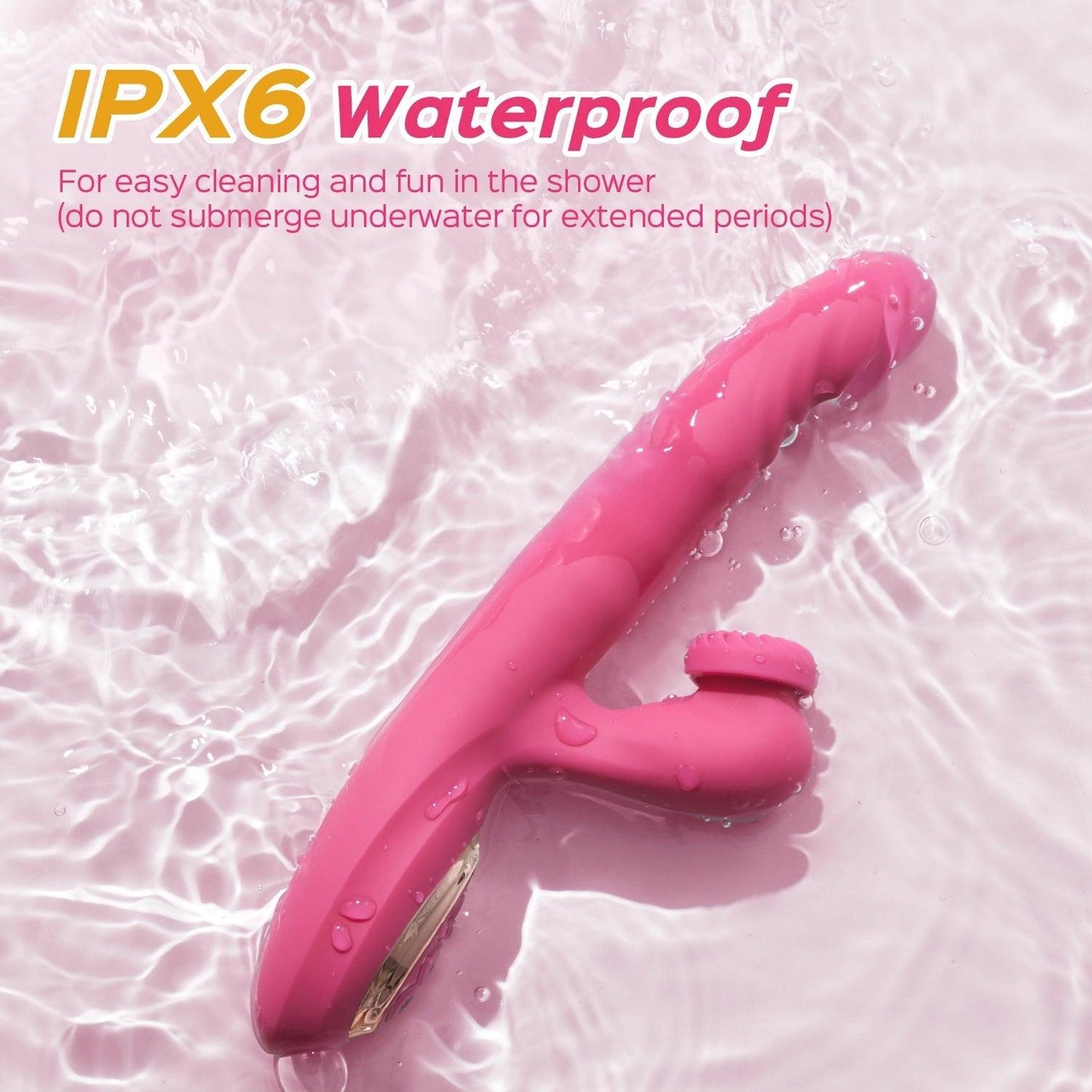 Vortex - Thrusting& Rotating G-Spot Vibrator Clitoral Stimulator for Woman - propinkup