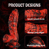 6.88in Fantasy Dragon Dildo Silicone Monster Dildos with Suction Cup Thick Penis Adult Toys