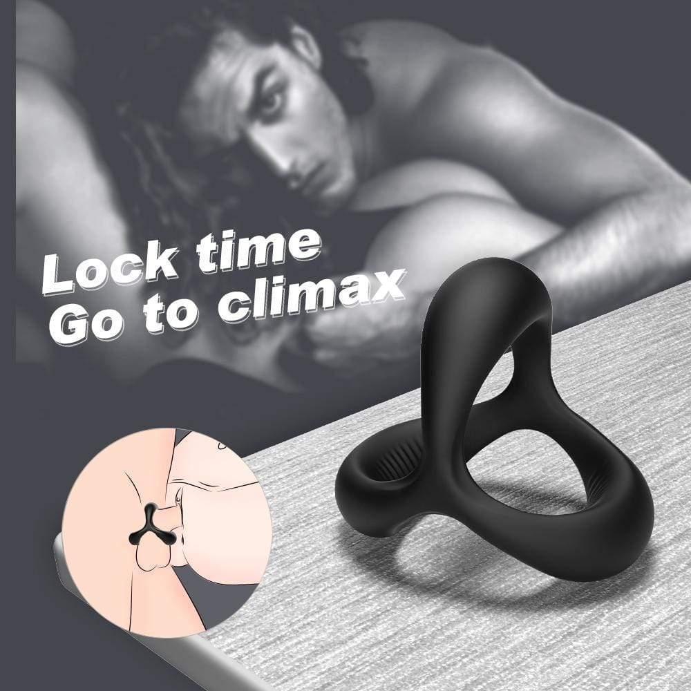 TRIANGLE 1.14 Inch Silicone Penis Ring for Erection Enhancing - propinkup