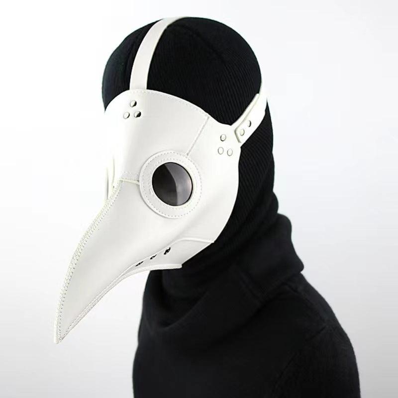 Gothic Steampunk Beak Bird Raven Jackdaw Mask Medieval Halloween Costume Props - propinkup