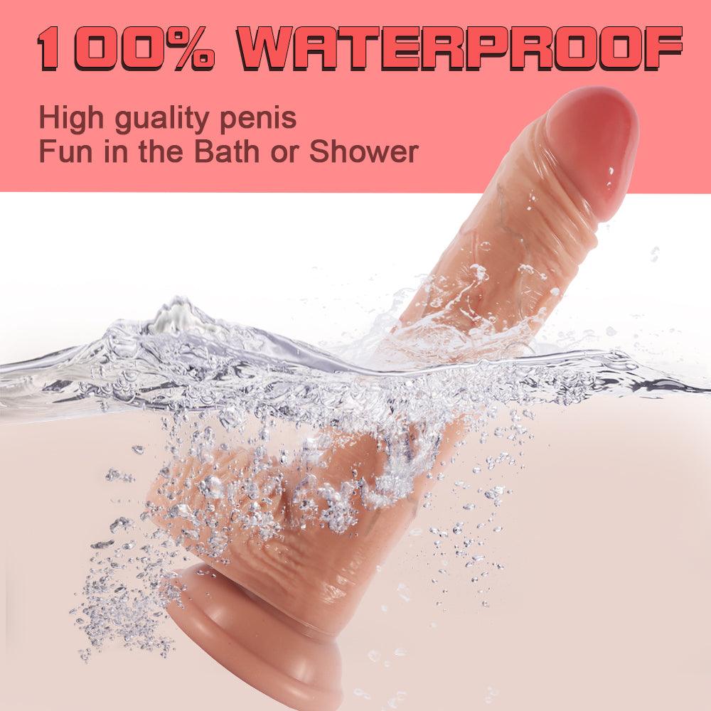 Propinkup Super Realistic Max Cock 3 Stretching 10 Vibration Lifelike Dildo - propinkup