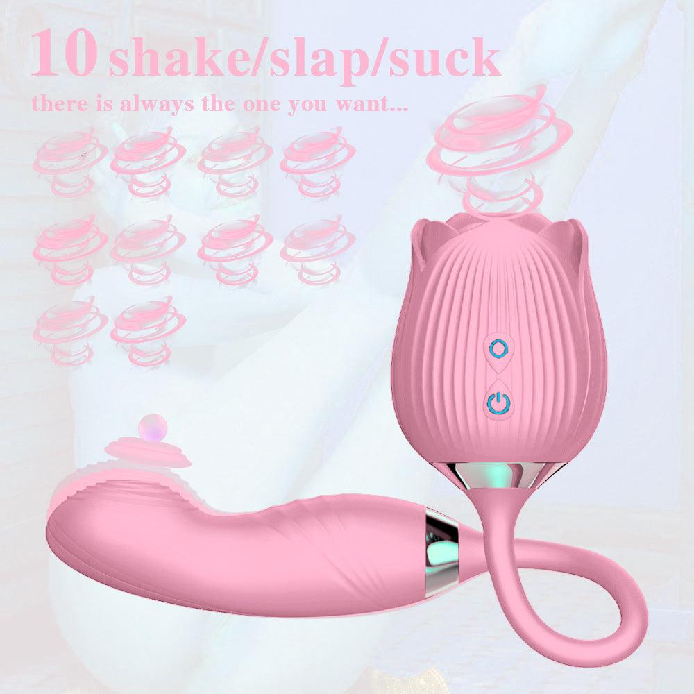 Rose Vibrator Clitoris Sucking Stimulator Female Adult Toy Oral Sex - propinkup