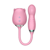 Rose Vibrator Clitoris Sucking Stimulator Female Adult Toy Oral Sex - propinkup